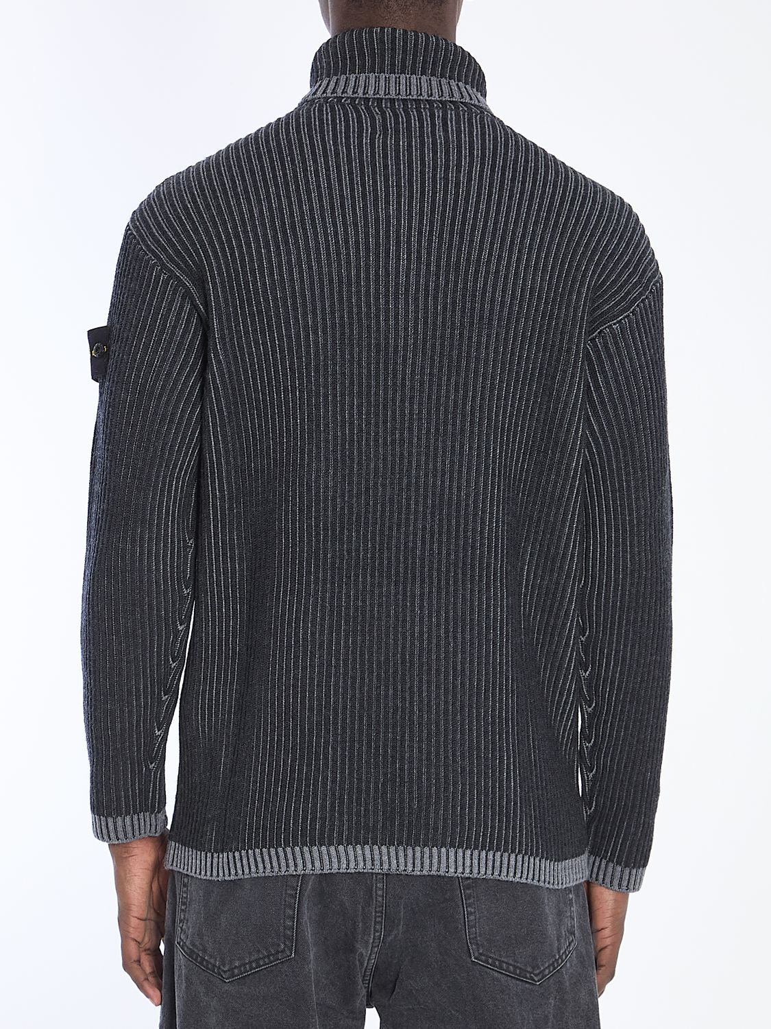 STONE ISLAND Men's Melange Wool Sweater