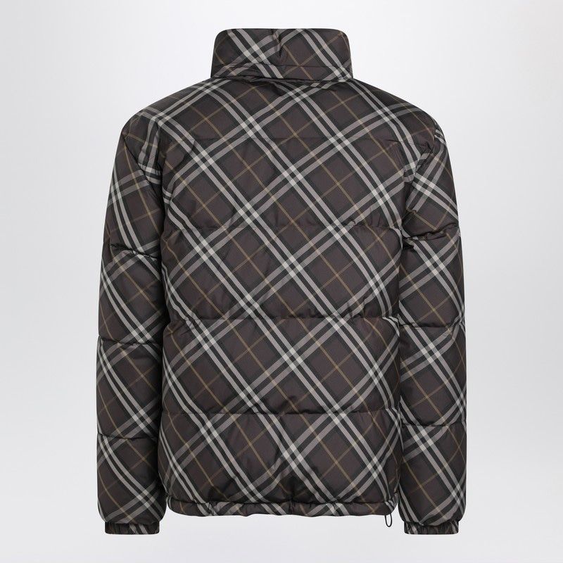 BURBERRY Reversible Down Jacket with Check Pattern for Men