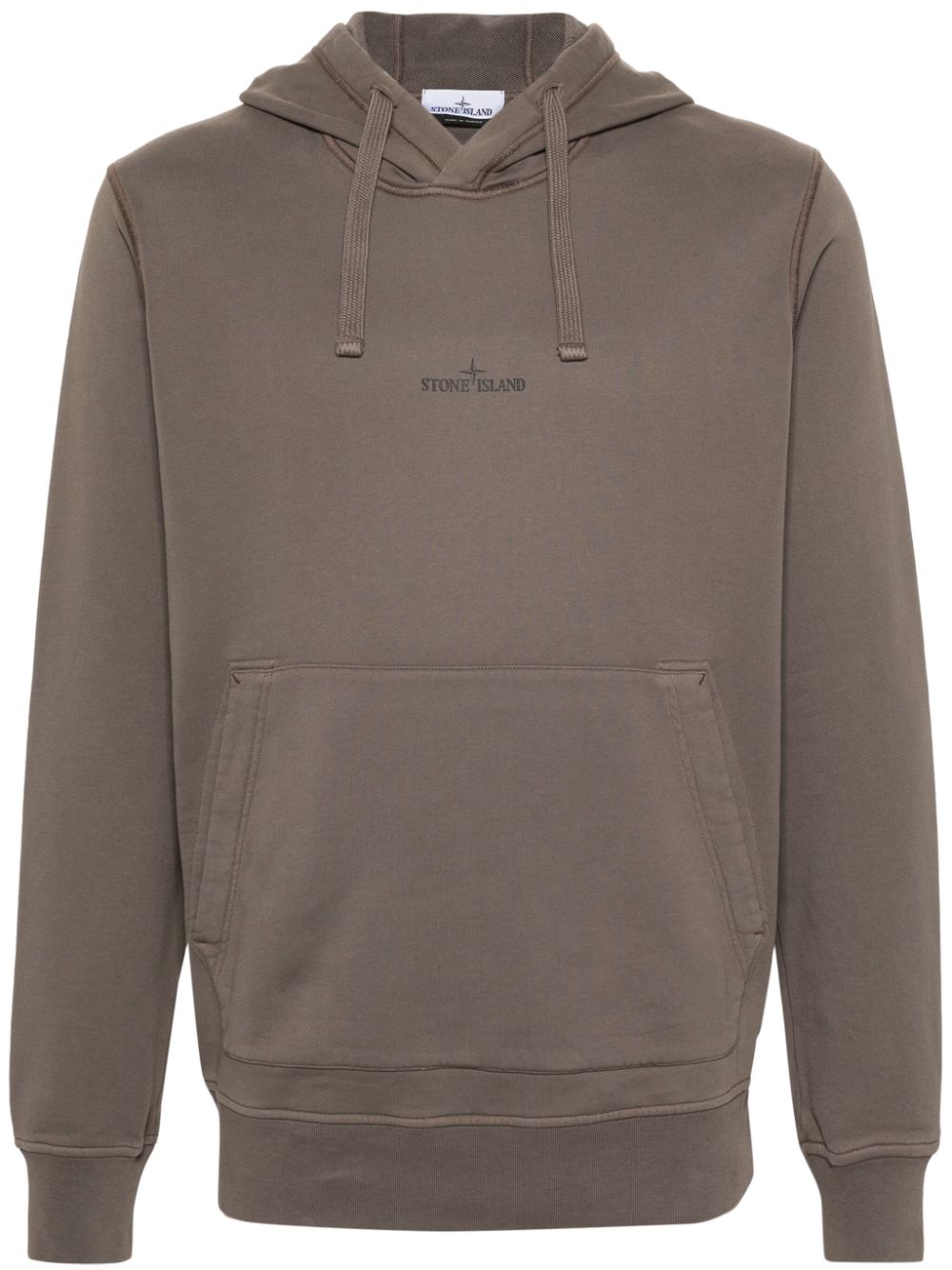 STONE ISLAND Logo Cotton Hoodie - FW24 Men’s Collection