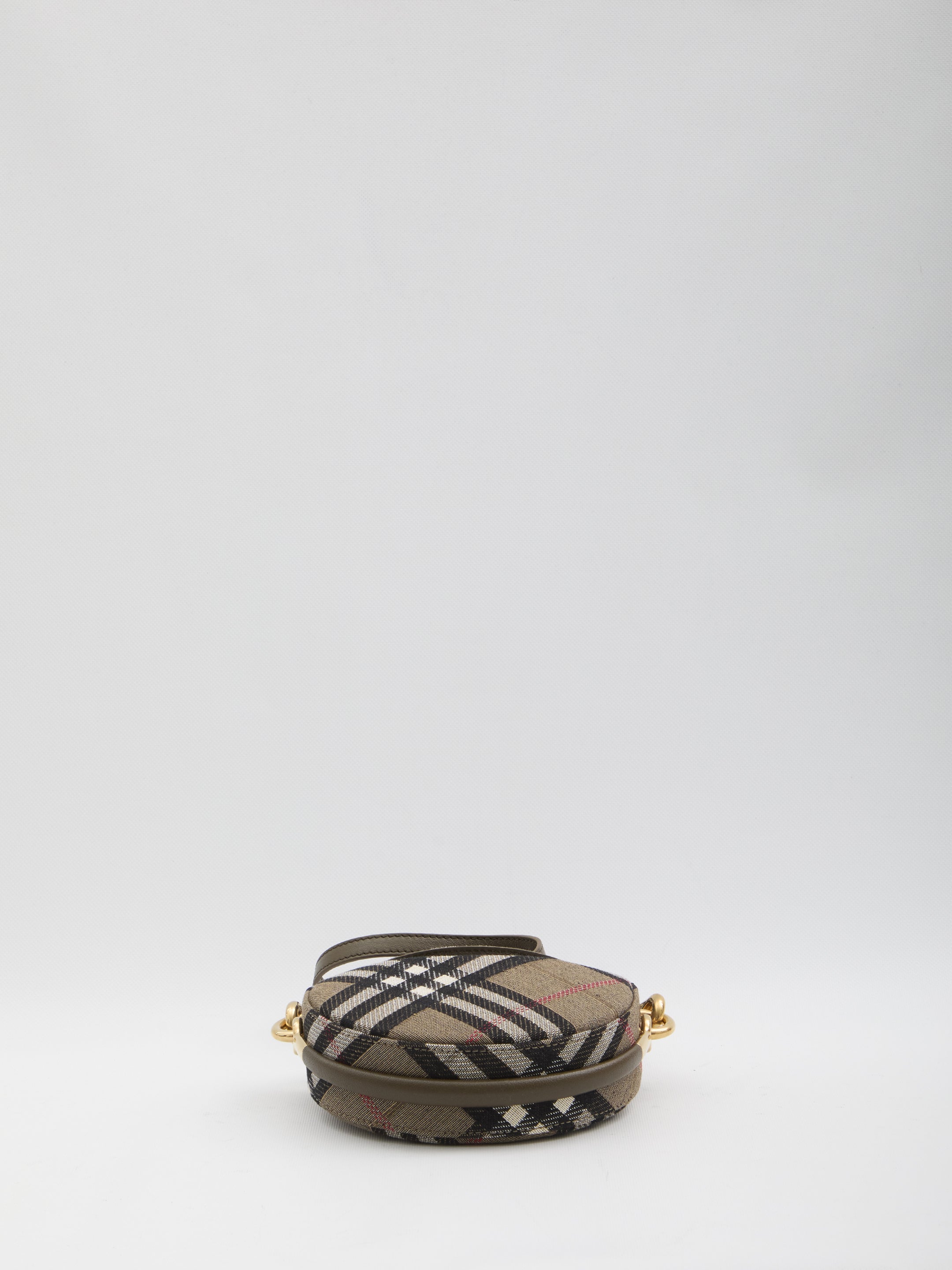 BURBERRY Classic Check-Patterned Handbag - 19 x 12 x 5 cm