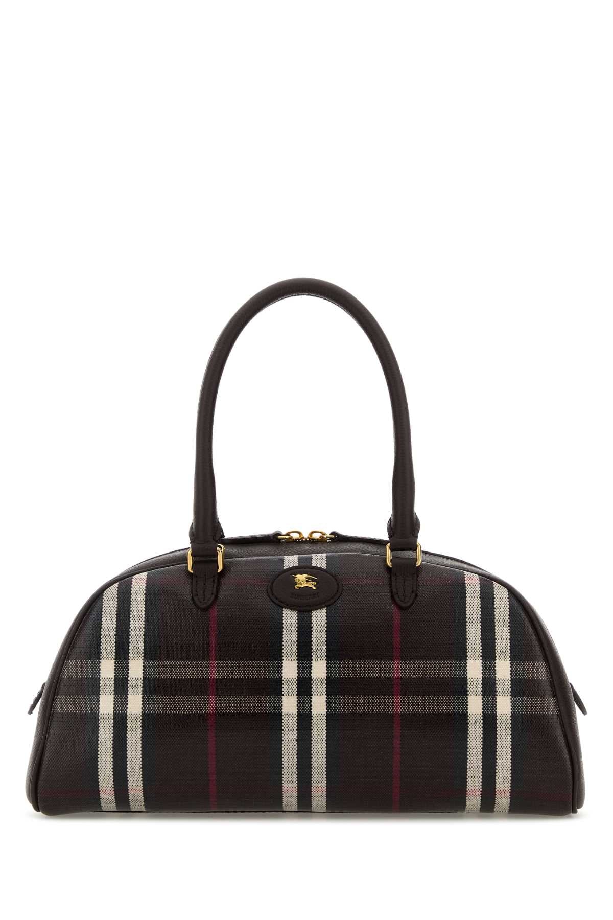 BURBERRY Medium Checked Highlands Handbag