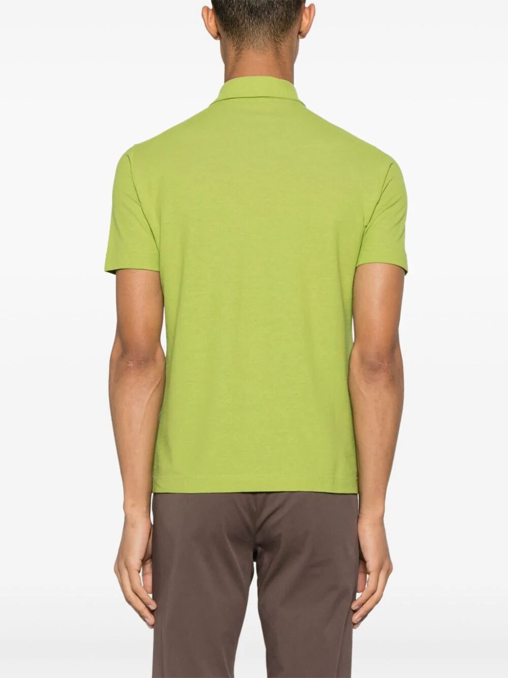 ZANONE Men's Mini Short Sleeve Polo