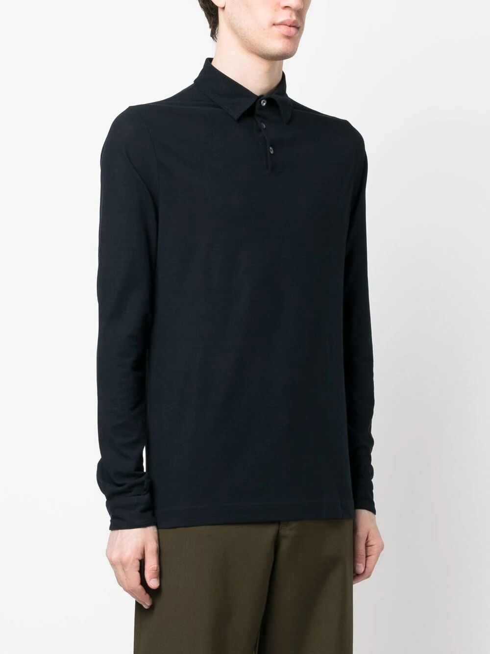 ZANONE Stylish Long Sleeves Polo for Men - Perfect for Spring/Summer 2025