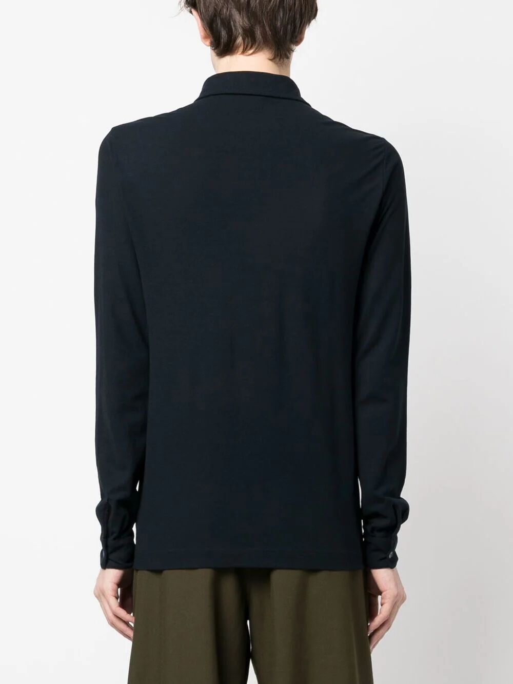 ZANONE Stylish Long Sleeves Polo for Men - Perfect for Spring/Summer 2025