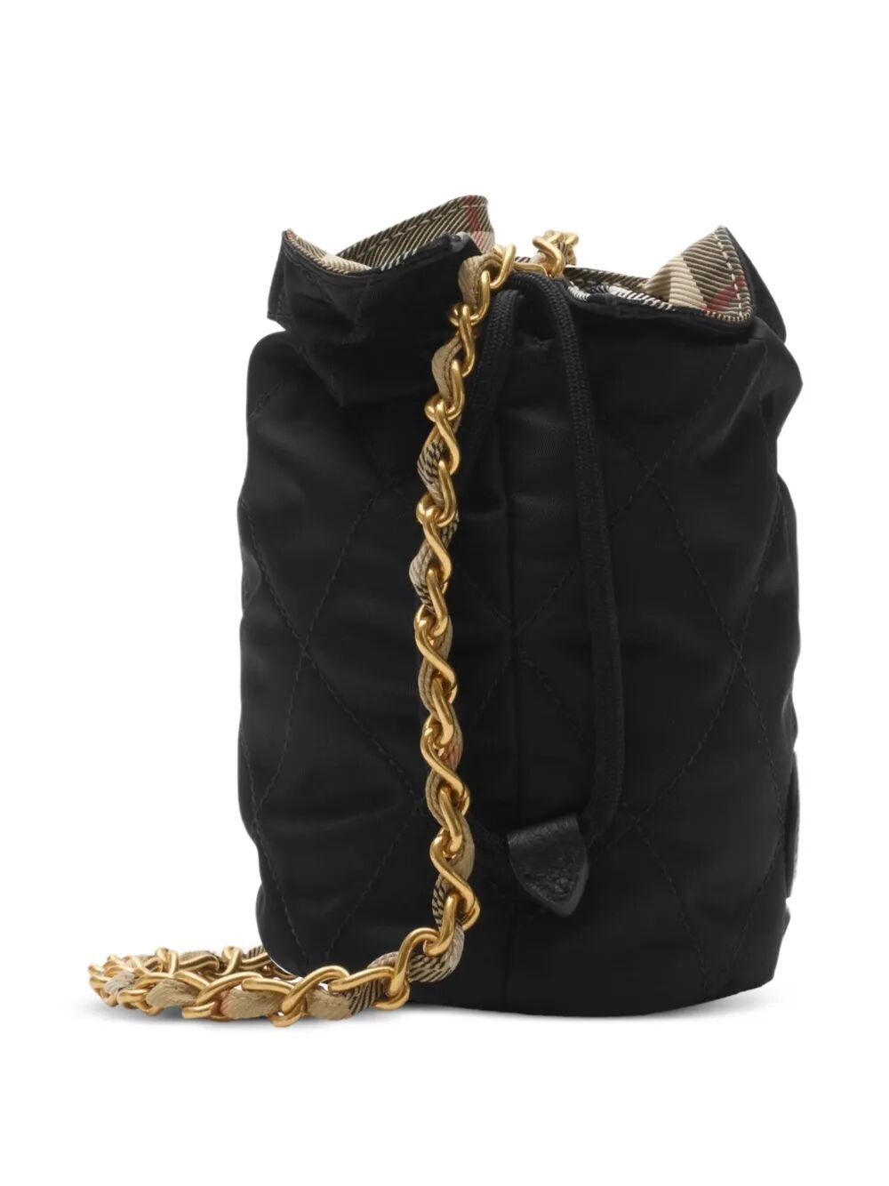 BURBERRY Horseshoe Chain Pouch Handbag - W 14 x H 19 x D 10 CM