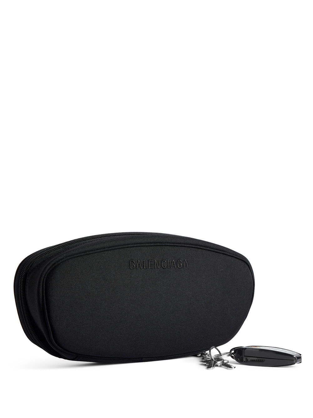 BALENCIAGA Luxe Automotive Mini Clutch with Charms