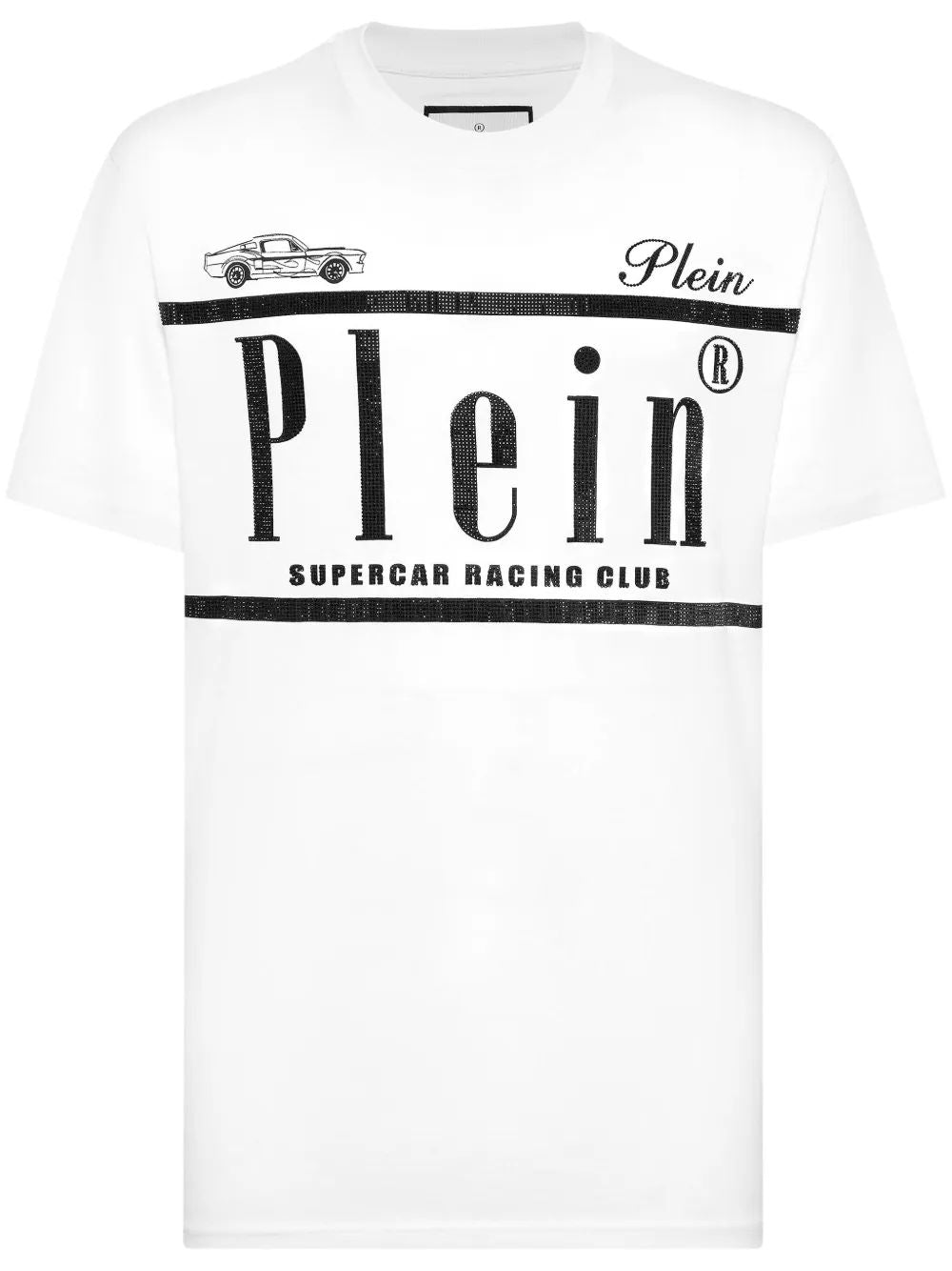 PHILIPP PLEIN Strass Racing Club T-Shirt for Men