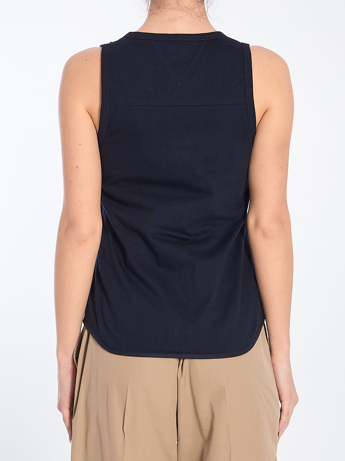 BOTTEGA VENETA Cotton Tank Top with Buttons - XS