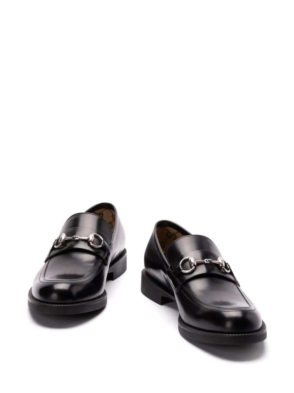 GUCCI Loafers with Horsebit - Height: 13 mm
