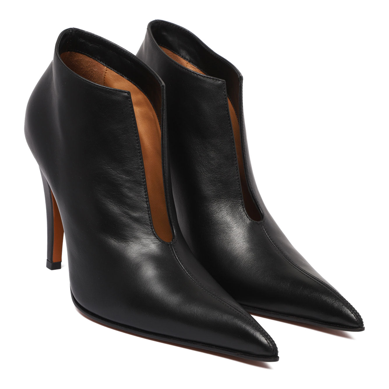 ALEXANDER MCQUEEN Women's Leather Combat Boots - SS25 Collection