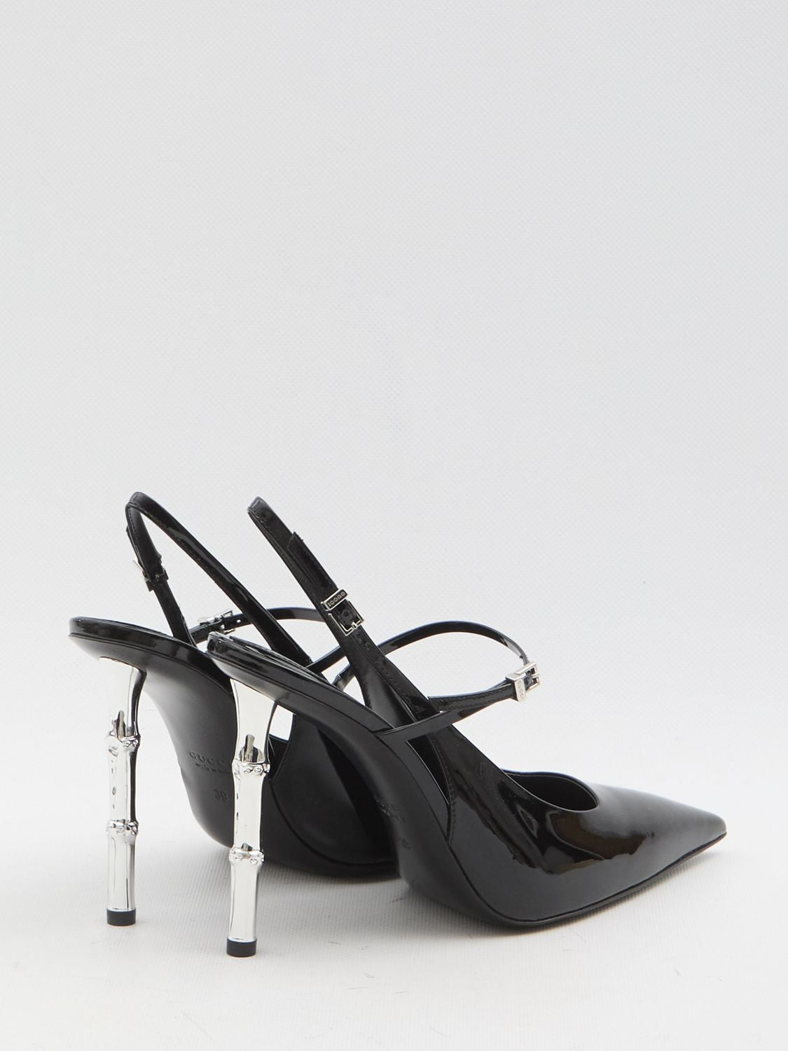 GUCCI Pointed-Toe Pumps with Bamboo-Effect Stiletto Heel - 10.5cm