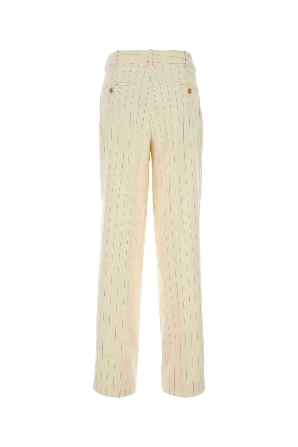 ZIMMERMANN Embroidered Wool Blend Luminosity Wide-Leg Pant