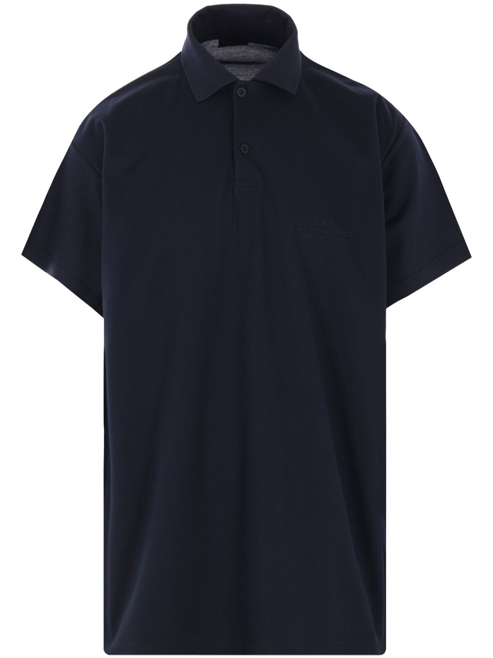 BALENCIAGA Intertwined Cotton Polo Shirt for Men