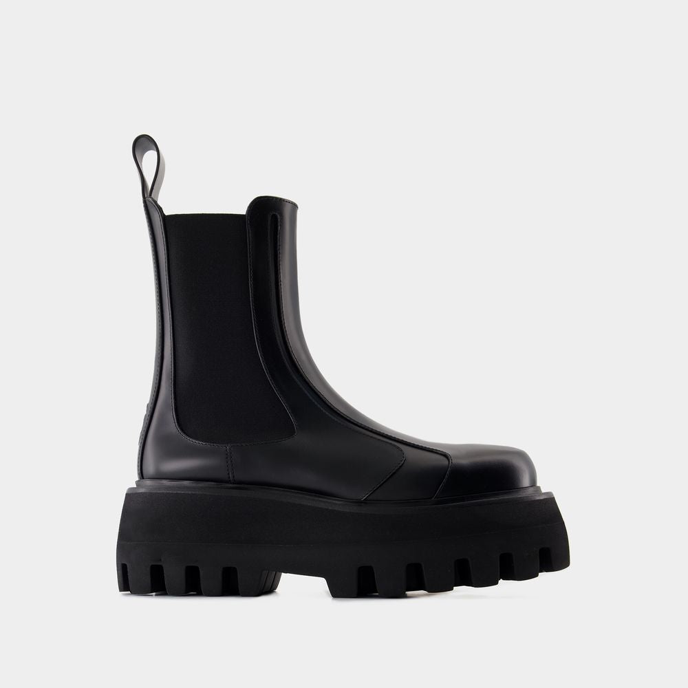 ALEXANDER MCQUEEN Elegant Women's Rubber Mini Boots