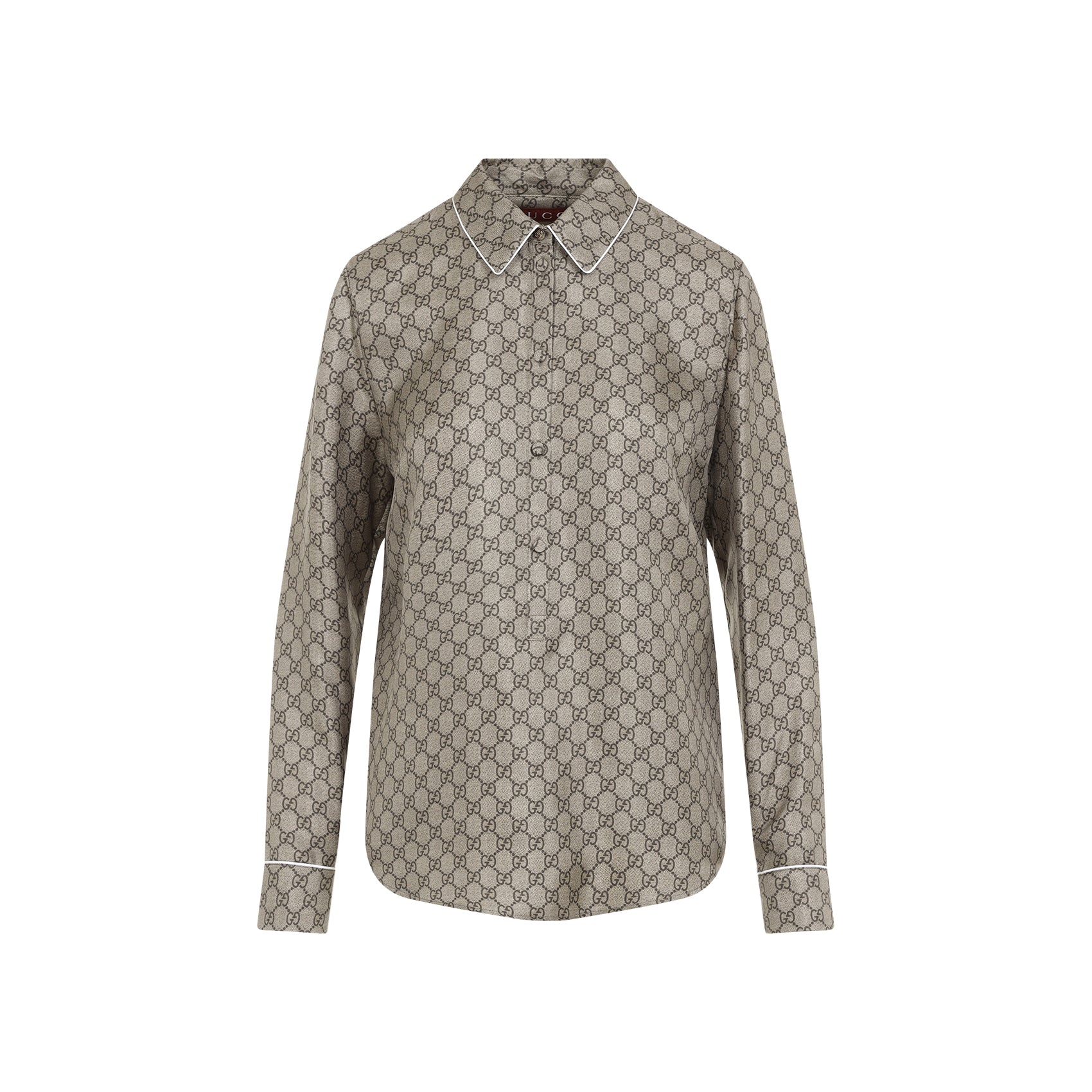 GUCCI Printed Silk Shirt for Women - SS25 Collection