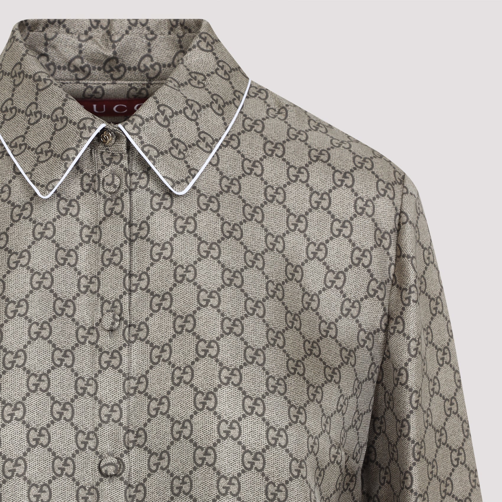 GUCCI Printed Silk Shirt for Women - SS25 Collection