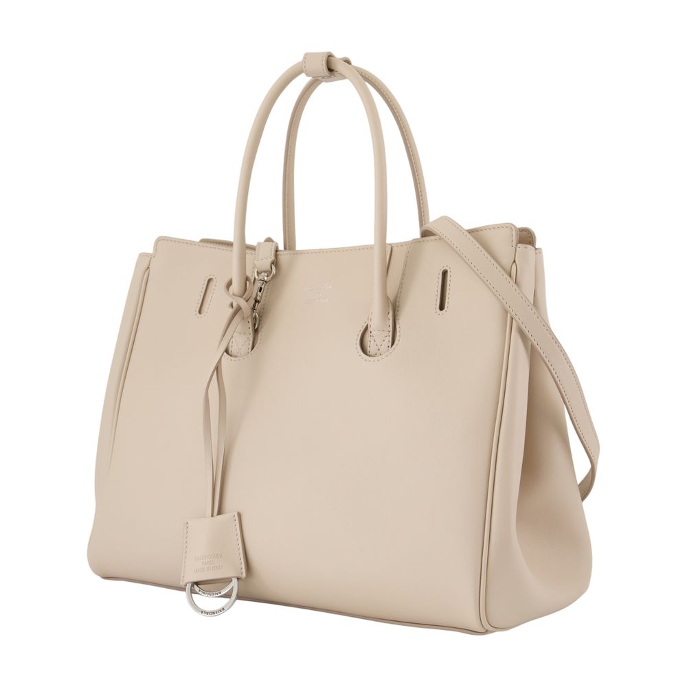 BALENCIAGA Mini Classic Leather Carry All Handbag