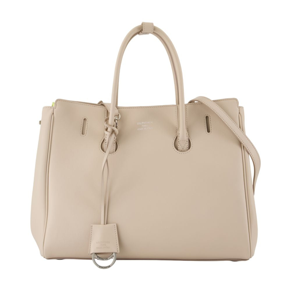 BALENCIAGA Mini Classic Leather Carry All Handbag