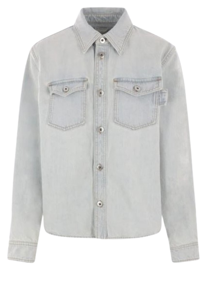 BOTTEGA VENETA Womens Regular Fit Denim Shirt
