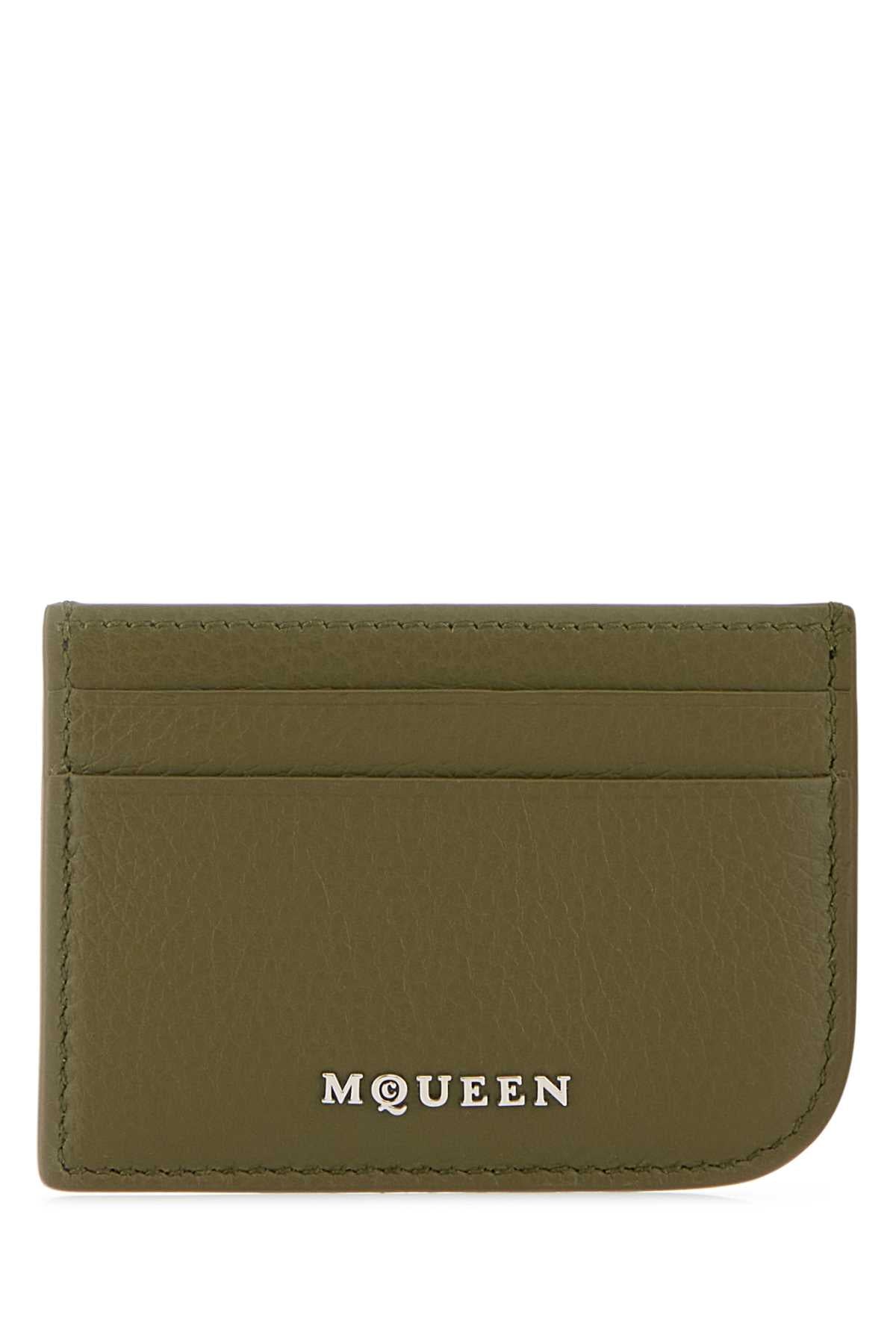 ALEXANDER MCQUEEN Mini Leather Card Holder