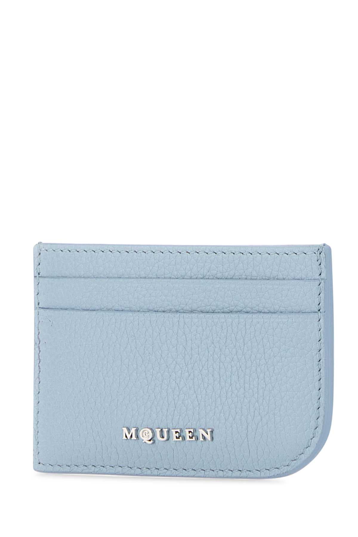 ALEXANDER MCQUEEN Sleek Leather Mini Card Holder