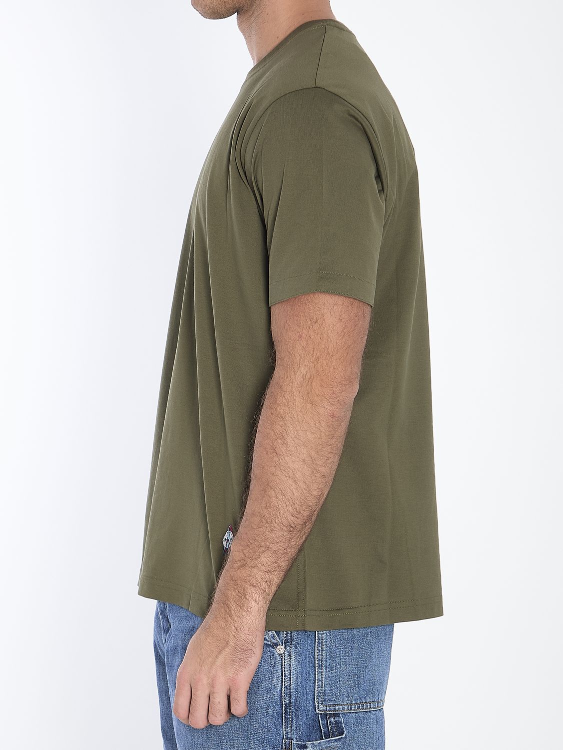BOTTEGA VENETA Patch-Detail Light Cotton T-Shirt