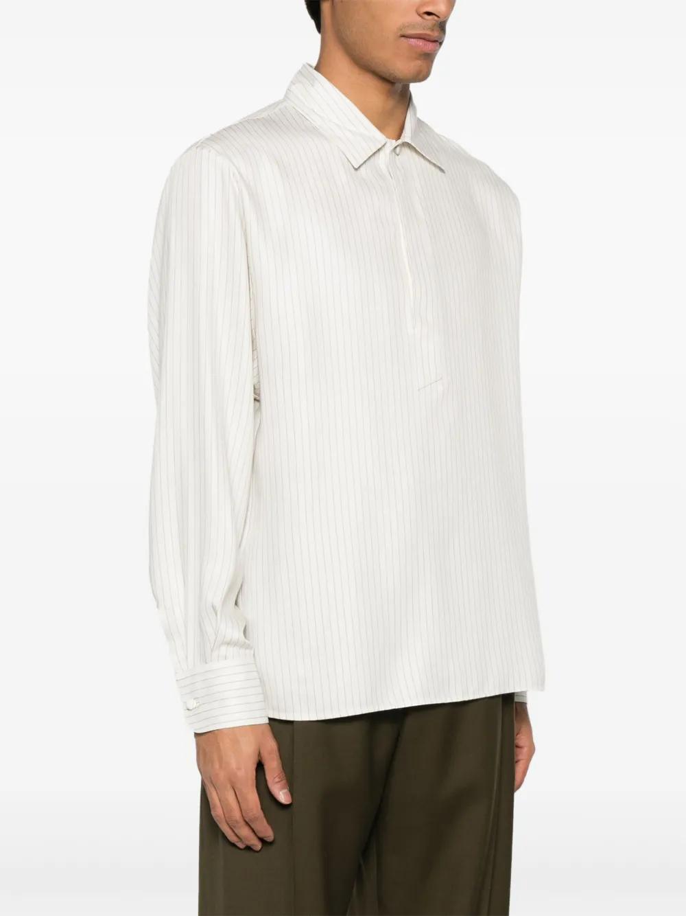 SAINT LAURENT Striped Tunic Shirt - Size 41