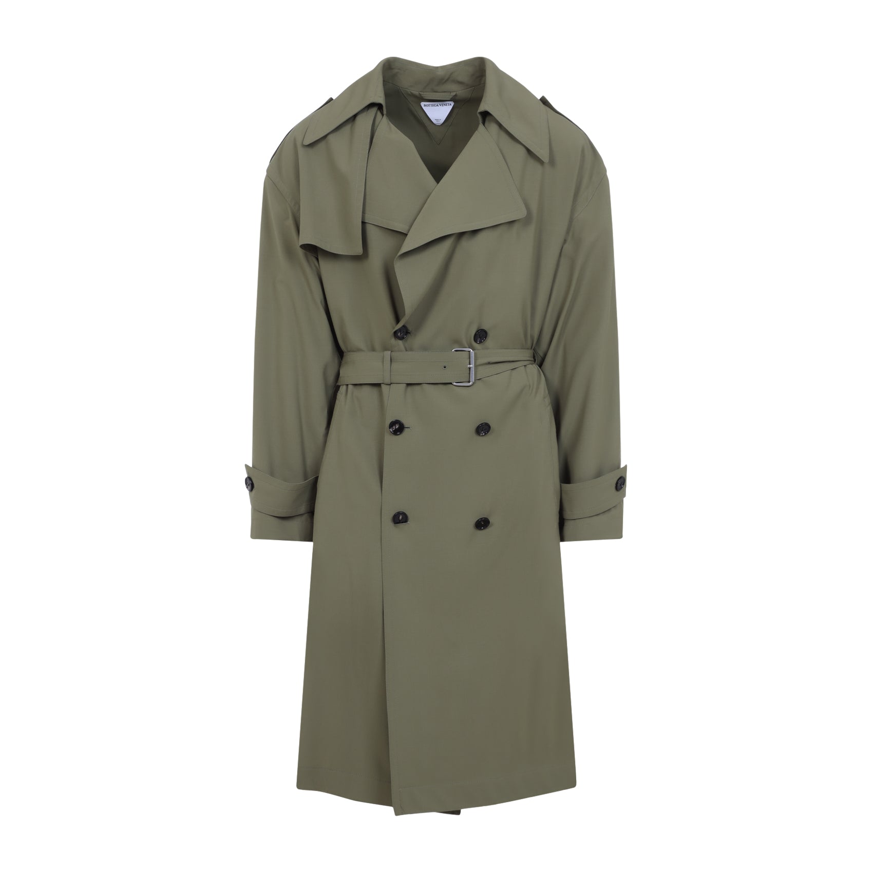 BOTTEGA VENETA Men's Classic Wool Trench Coat