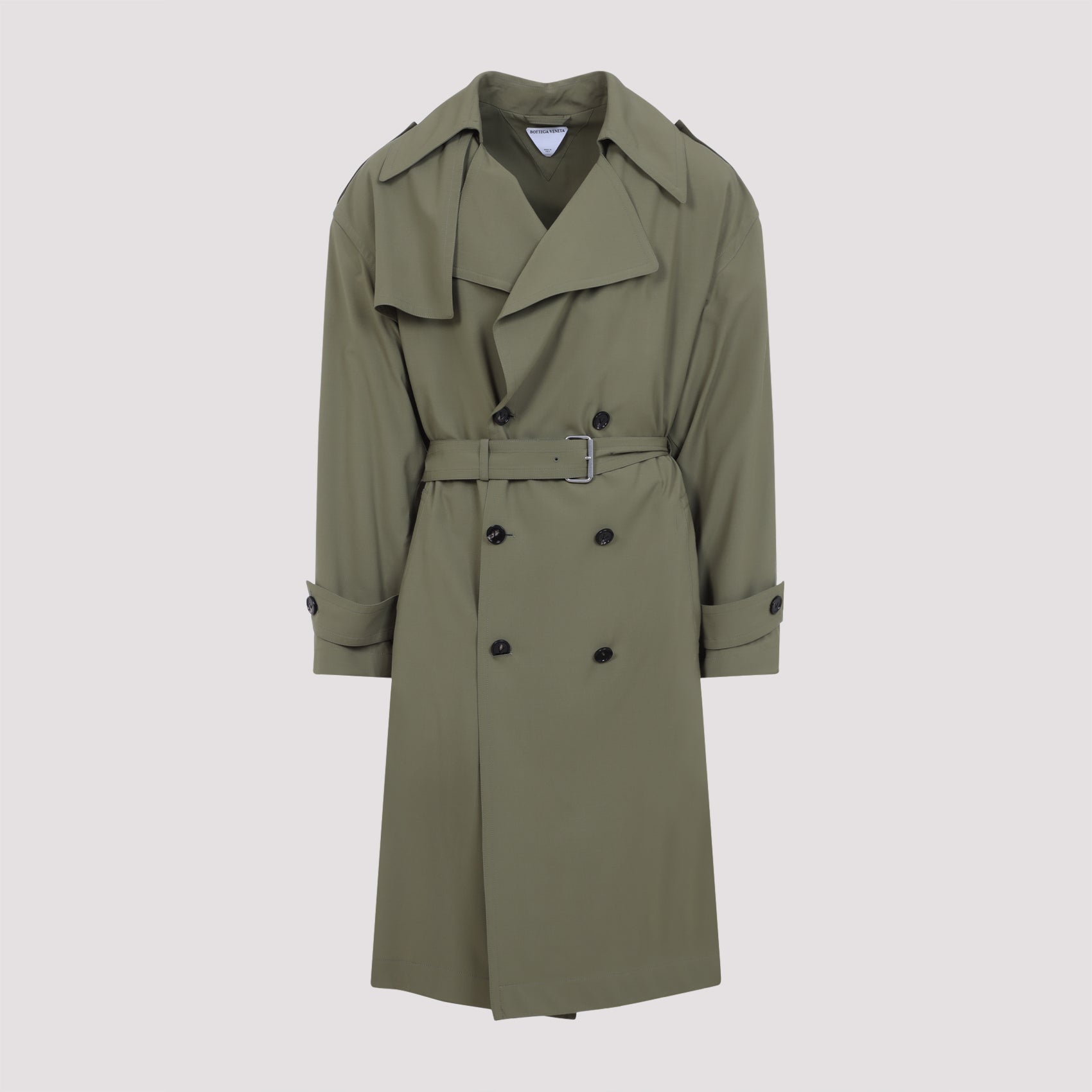 BOTTEGA VENETA Men's Classic Wool Trench Coat