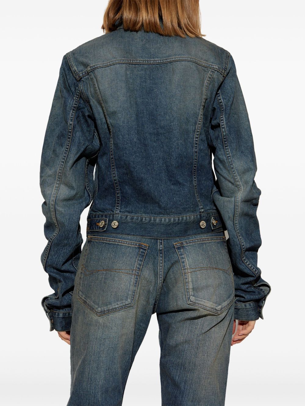 BALENCIAGA Fitted Denim Jacket for Women