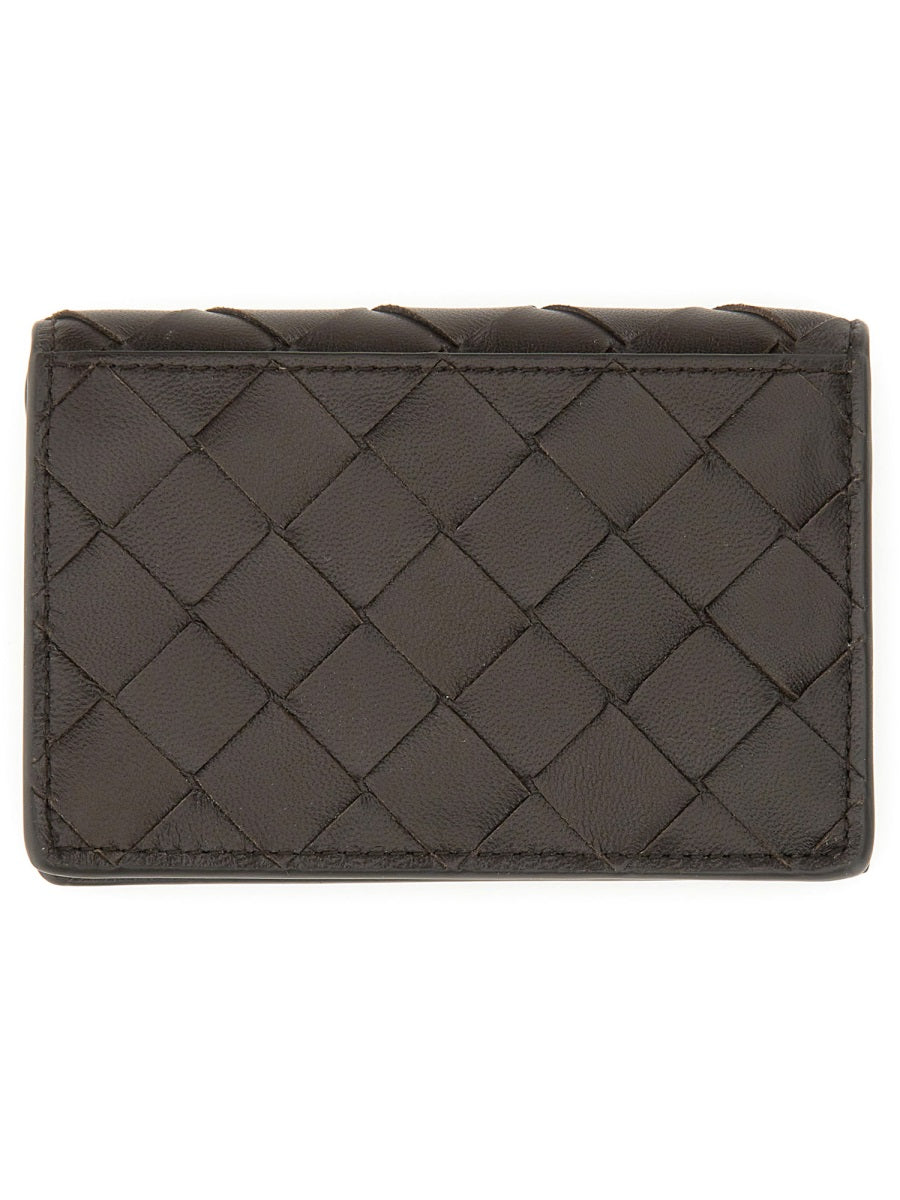BOTTEGA VENETA Mini Woven Business Card Holder