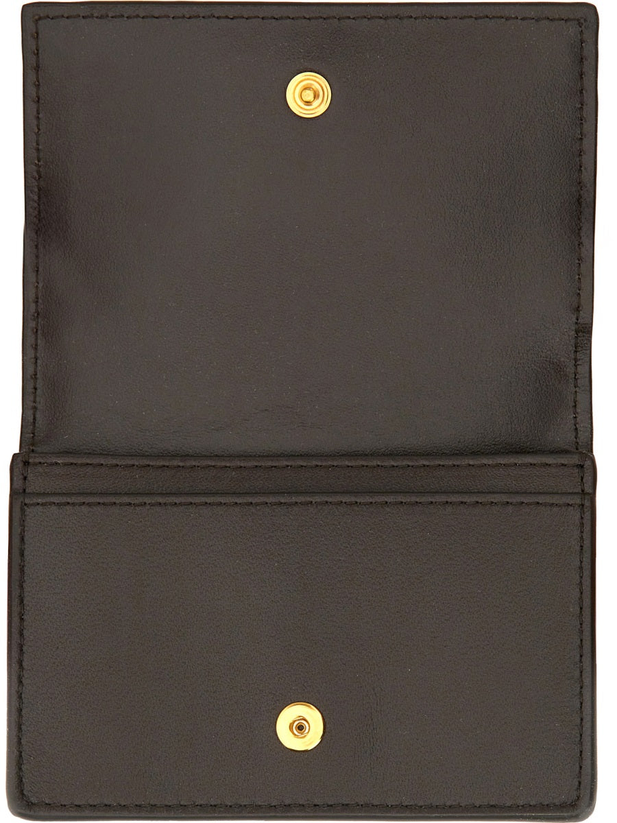 BOTTEGA VENETA Mini Woven Business Card Holder