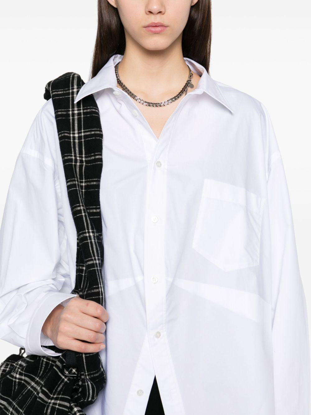BALENCIAGA Chic Poplin Shirt - Size 38