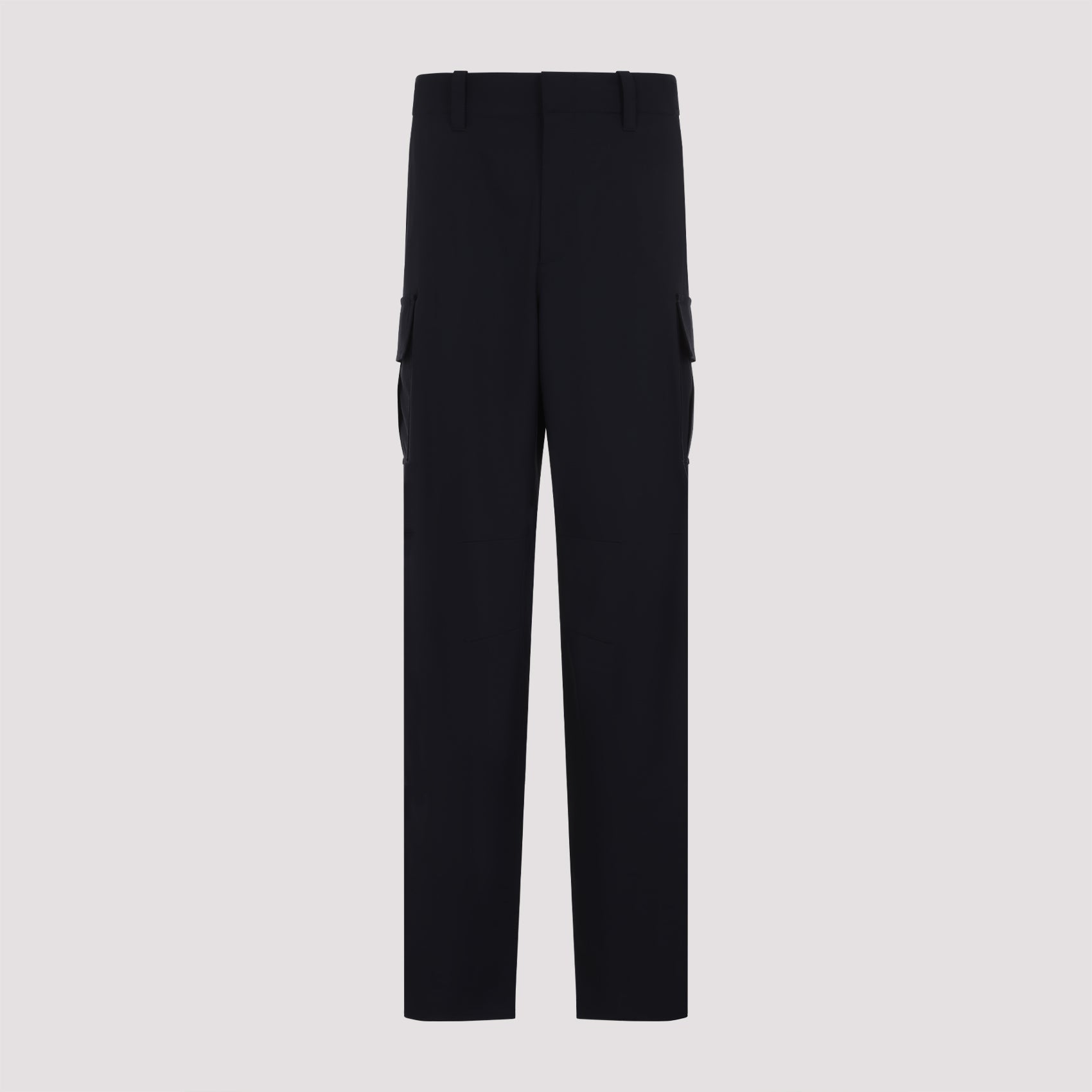 BOTTEGA VENETA Fine Wool Wide Cargo Trousers