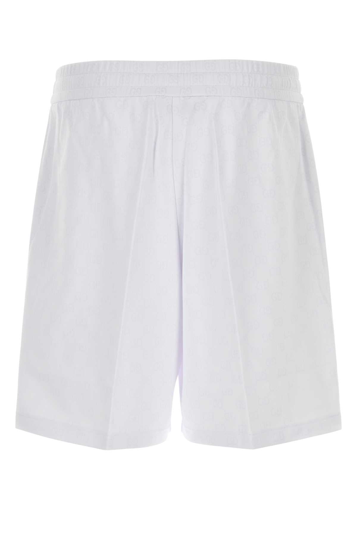 GUCCI Embroidered Nylon Blend Bermuda Shorts - SS25