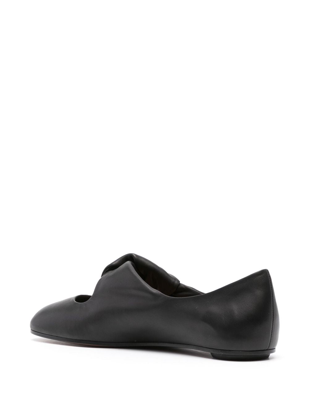 ALEXANDER MCQUEEN Twisted Detail Ballet Flats for Women