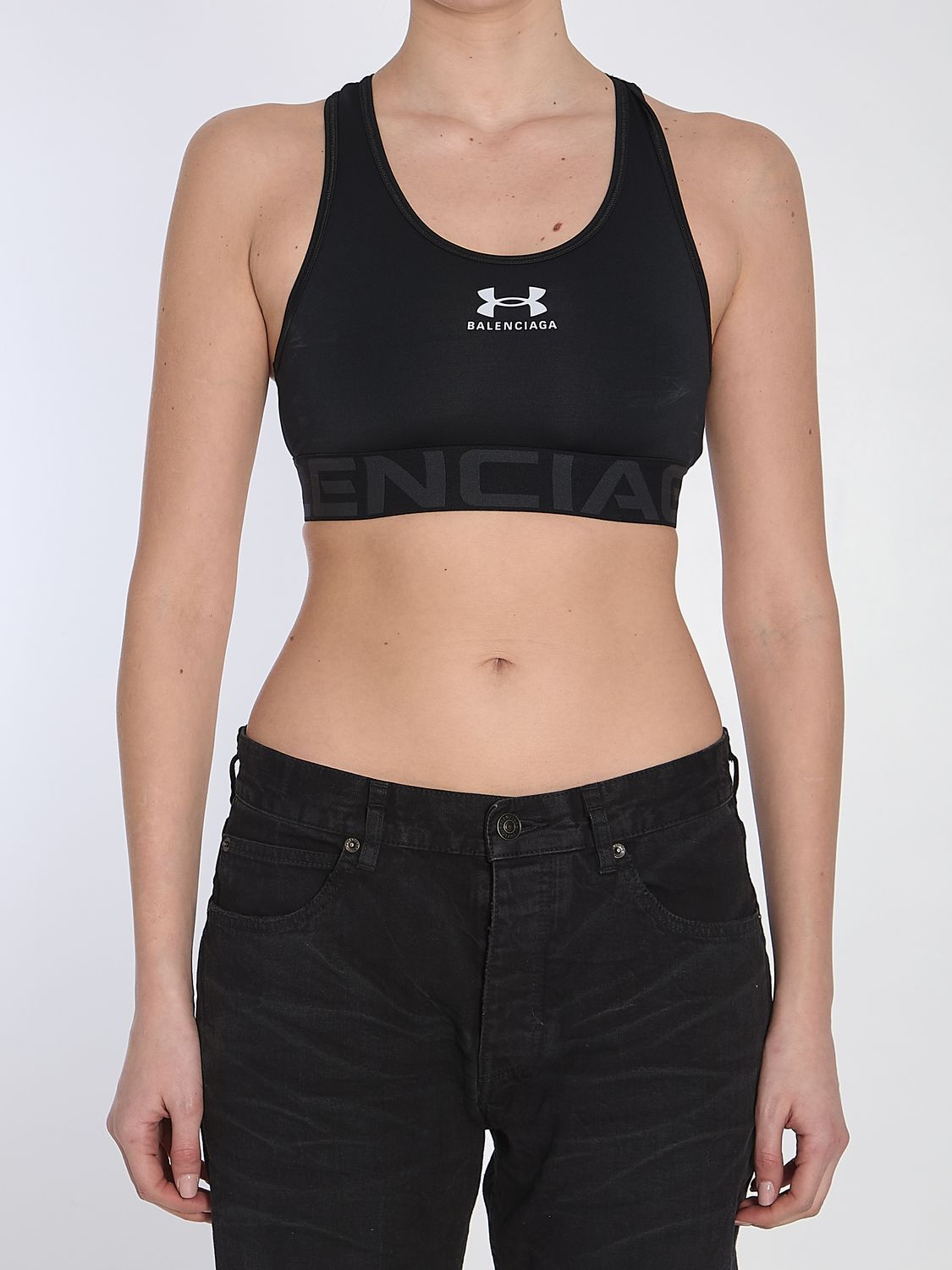 BALENCIAGA Tech T-Shirt with Activewear Bra for Women