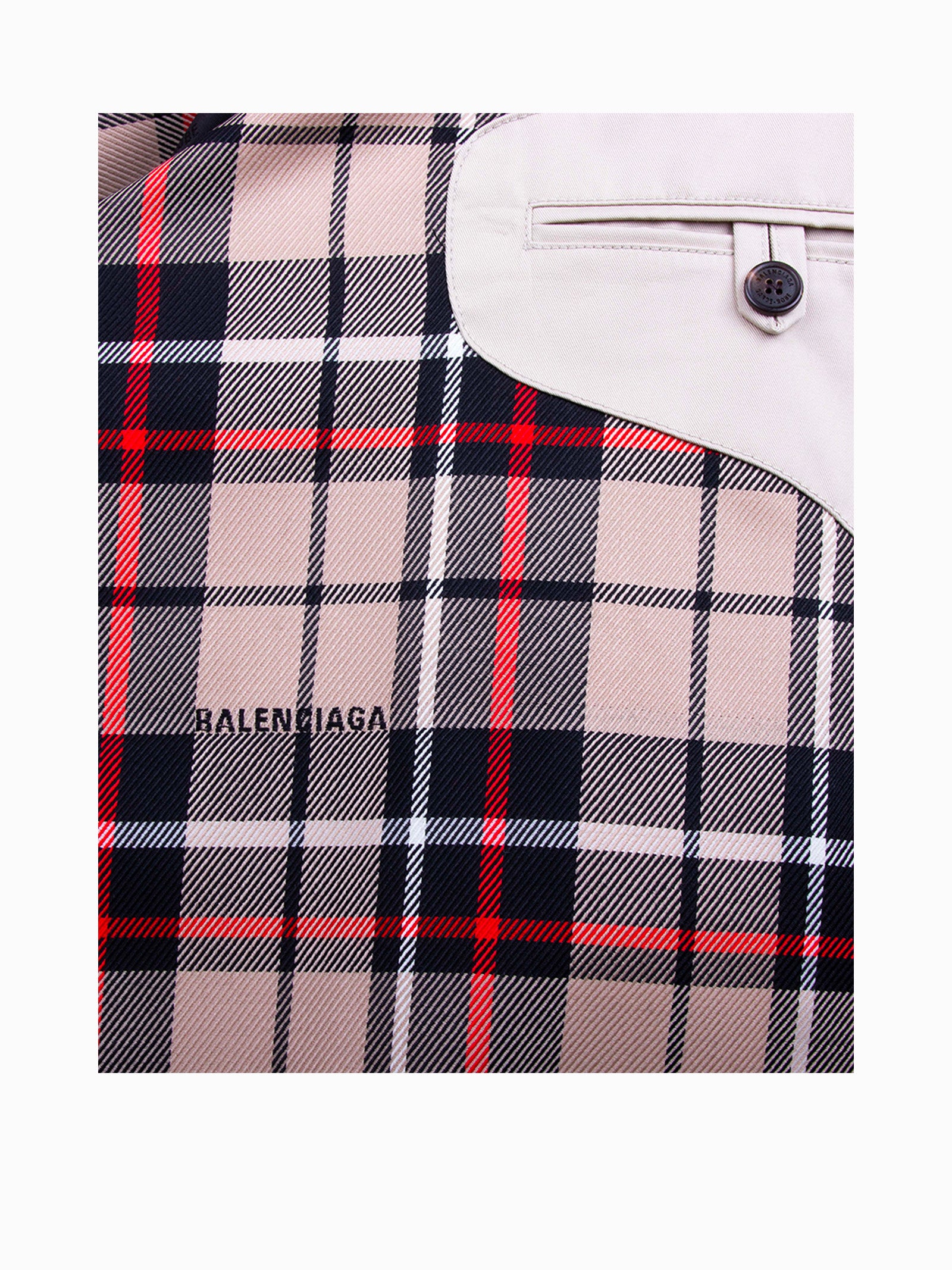 BALENCIAGA Women's Cropped Trench Coat - Size 2