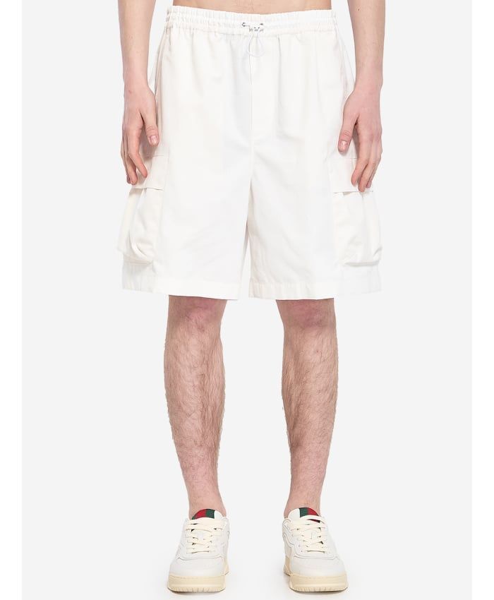 GUCCI Classic Cotton Web Shorts - Size 48