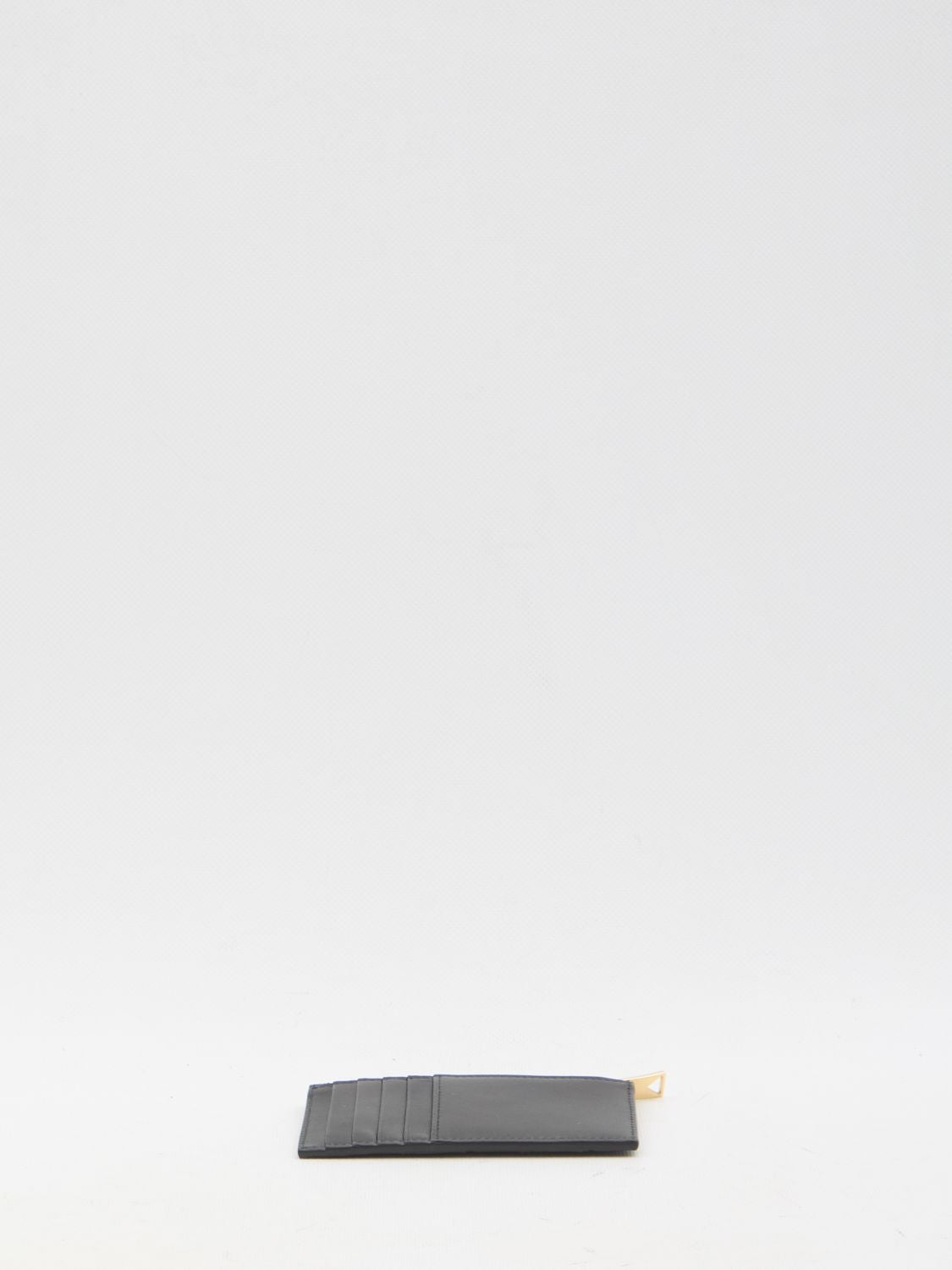 BOTTEGA VENETA Mini Zipped Cardholder with Intrecciato Pattern - FW25