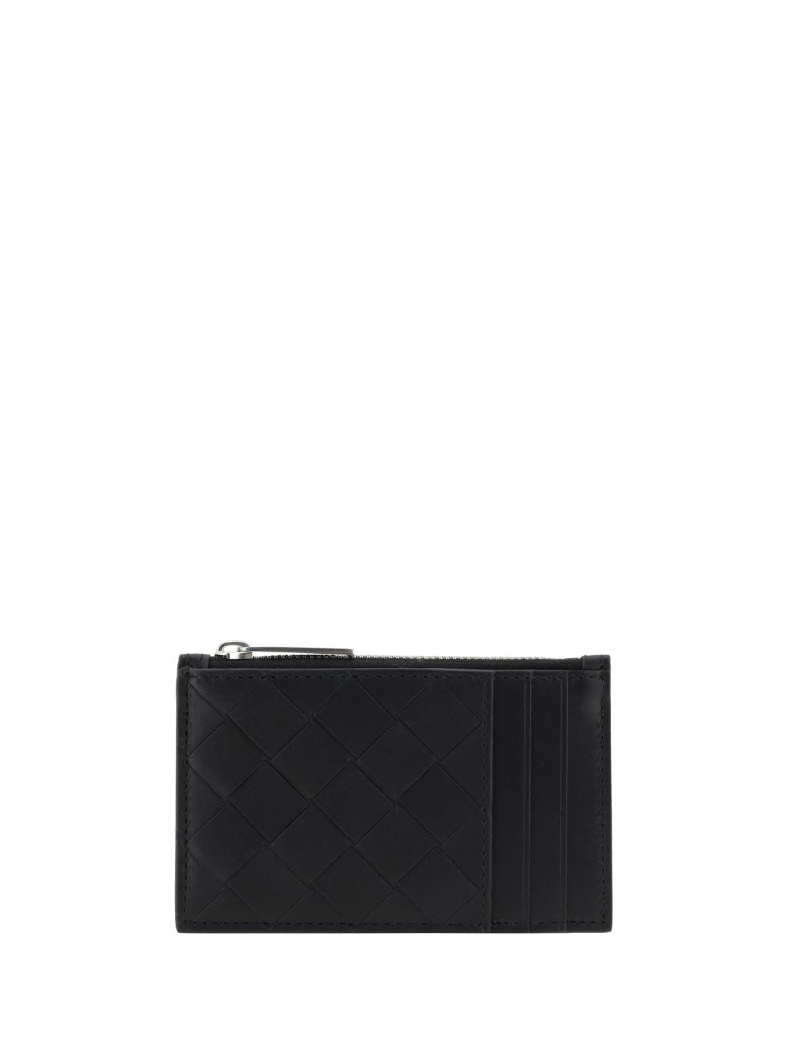 BOTTEGA VENETA Mini Woven Card Holder with Zipper
