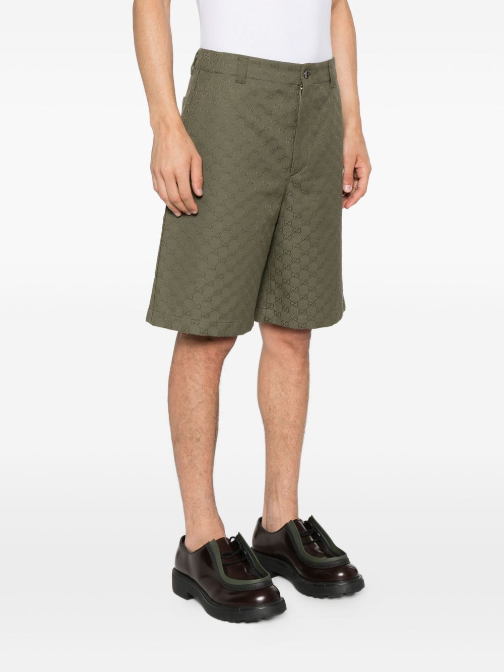 GUCCI GG Monogram Canvas Bermuda Shorts for Men