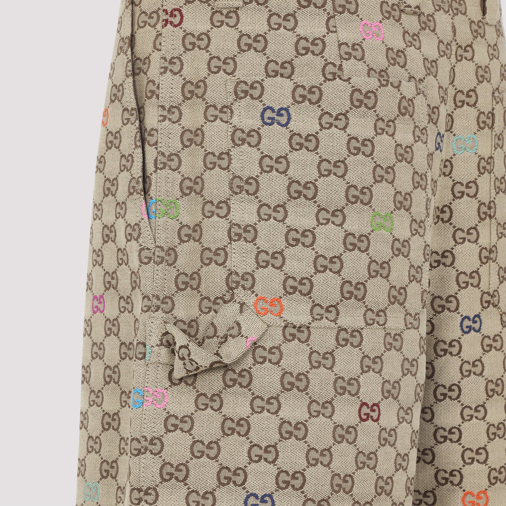 GUCCI Canvas Shorts - Size 48