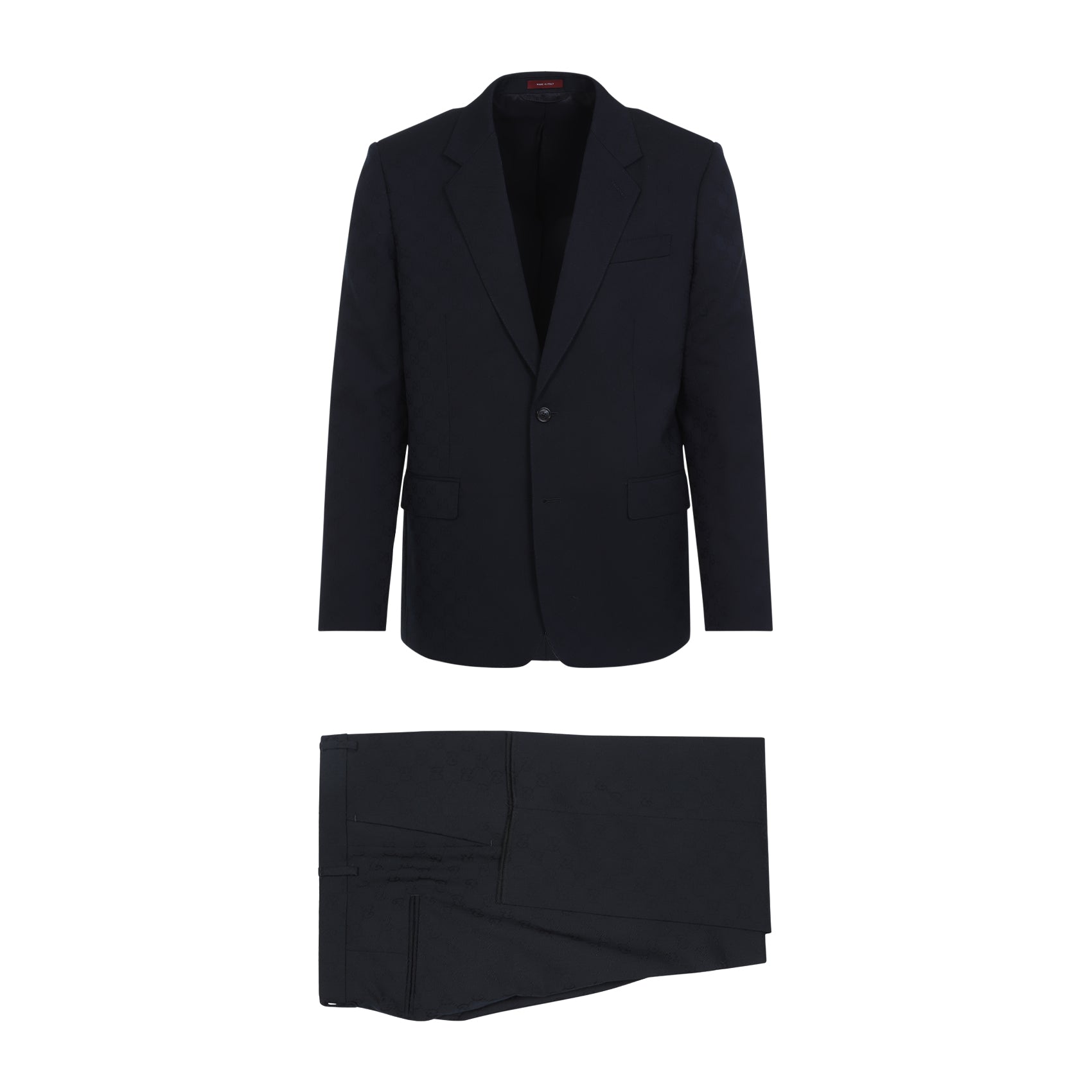 GUCCI Men's Wool Jacquard Suit - Size 50