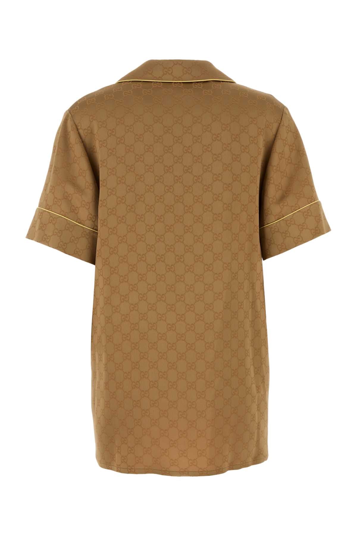 GUCCI Mini GG Satin Shirt for Women