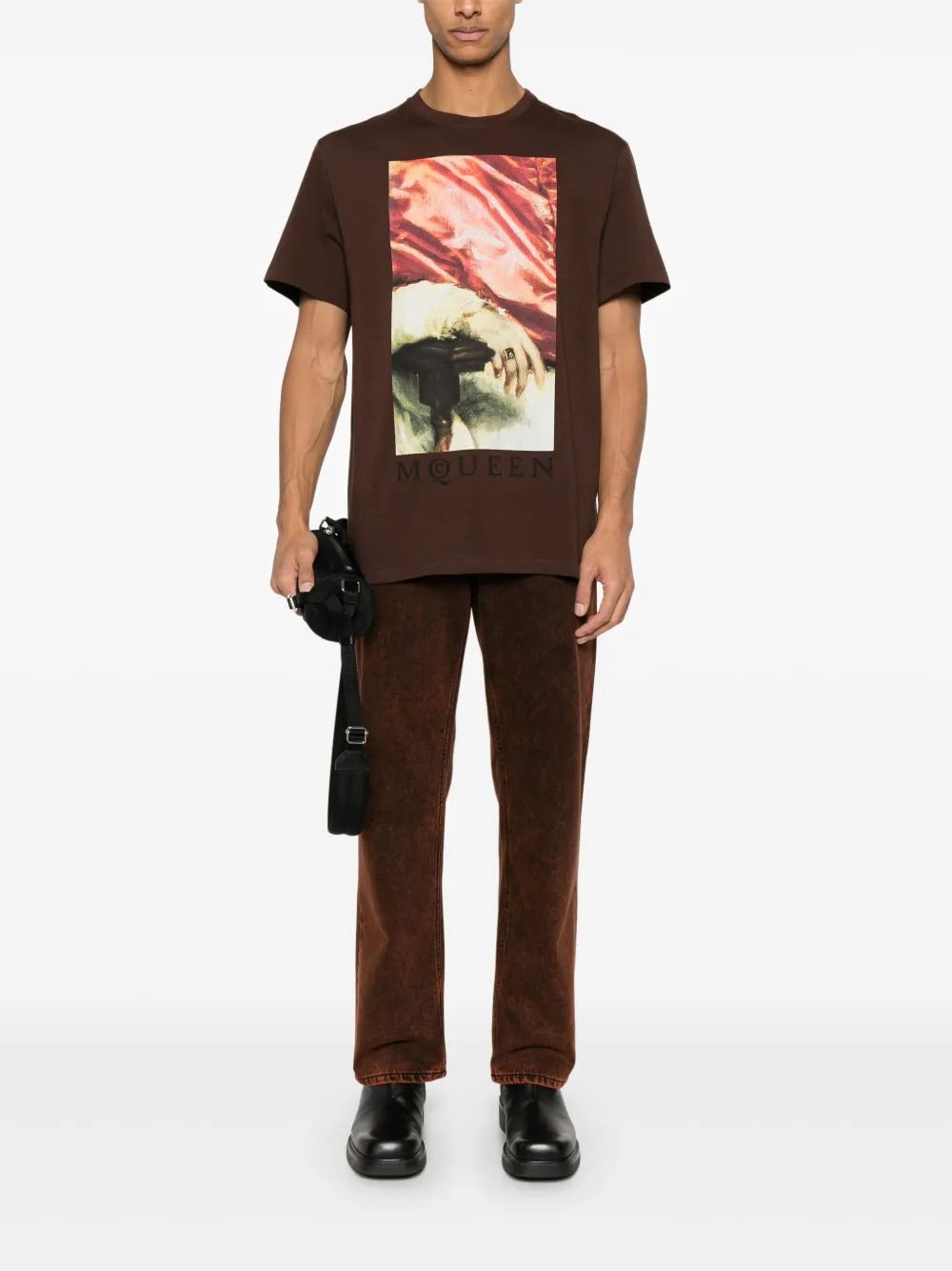 ALEXANDER MCQUEEN Men's Graphic T-Shirt
