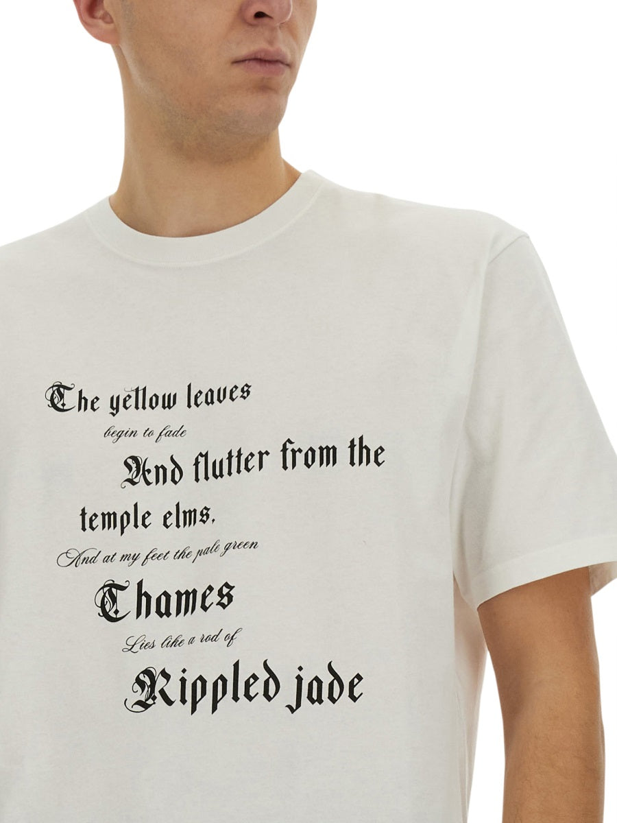 ALEXANDER MCQUEEN Regular Fit Printed T-Shirt - Size L