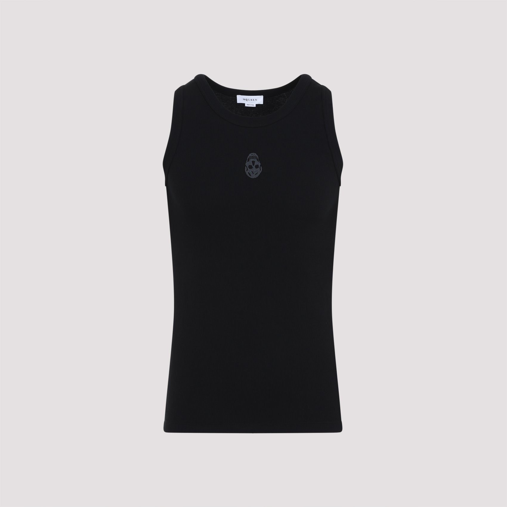 ALEXANDER MCQUEEN Stretch Cotton Tank Top for Men - SS25