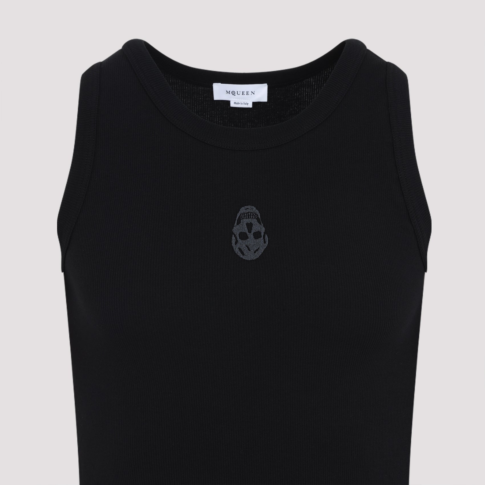 ALEXANDER MCQUEEN Stretch Cotton Tank Top for Men - SS25