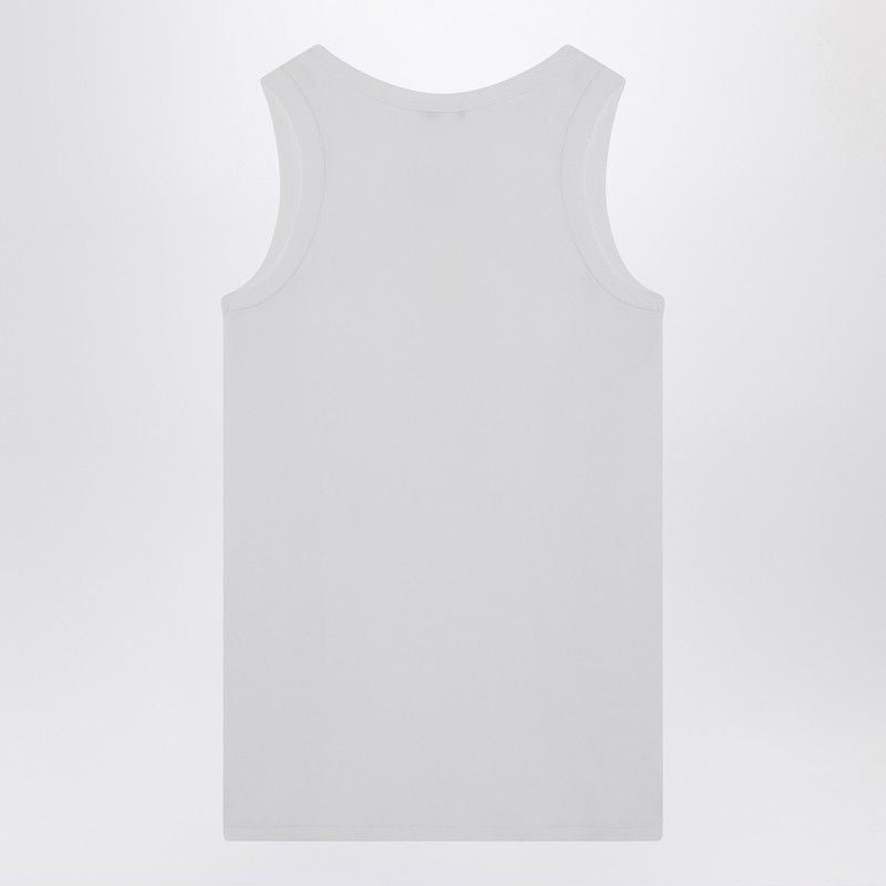 ALEXANDER MCQUEEN Stretch Cotton Tank Top for Men - SS25